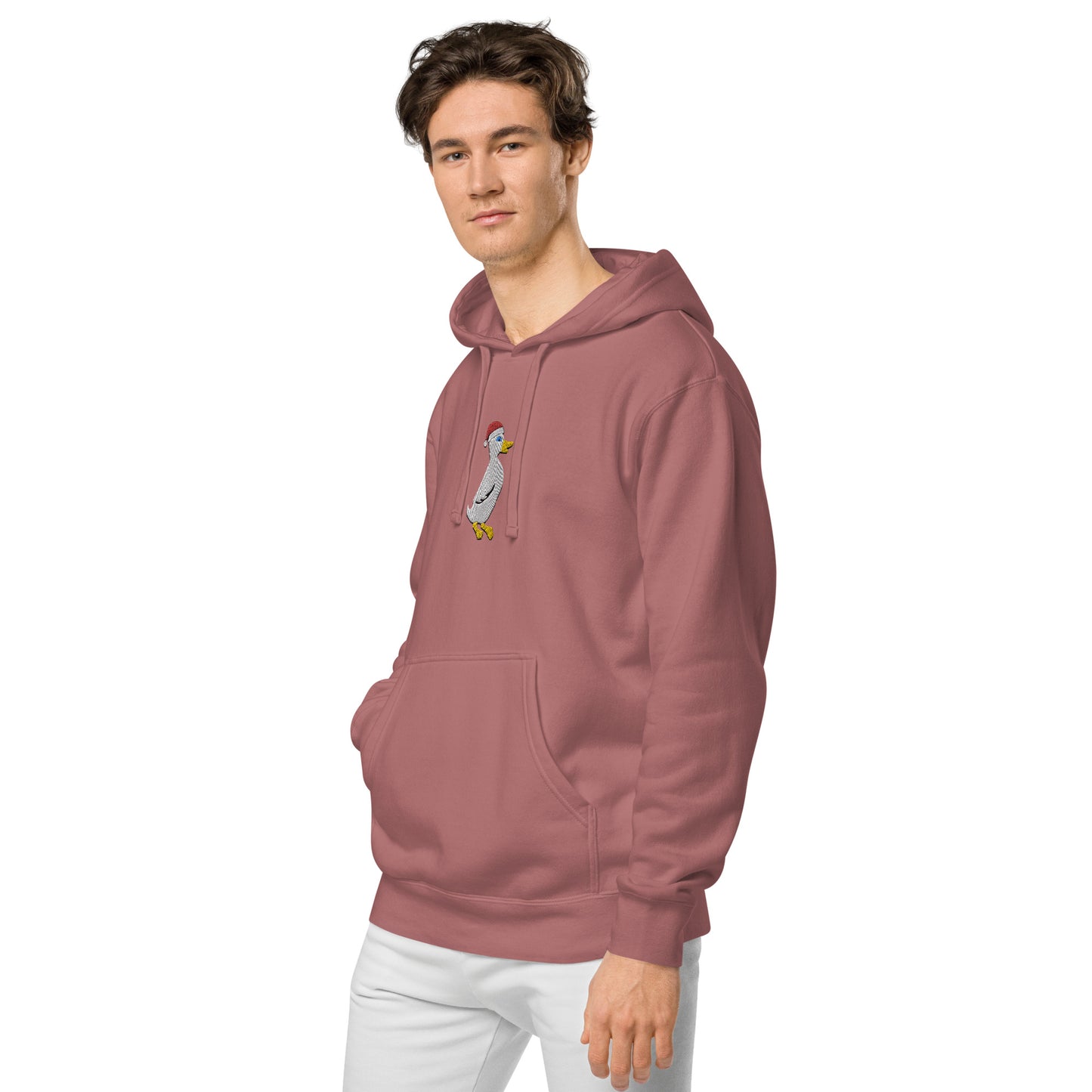 Santa Duck Weathered Hoodie