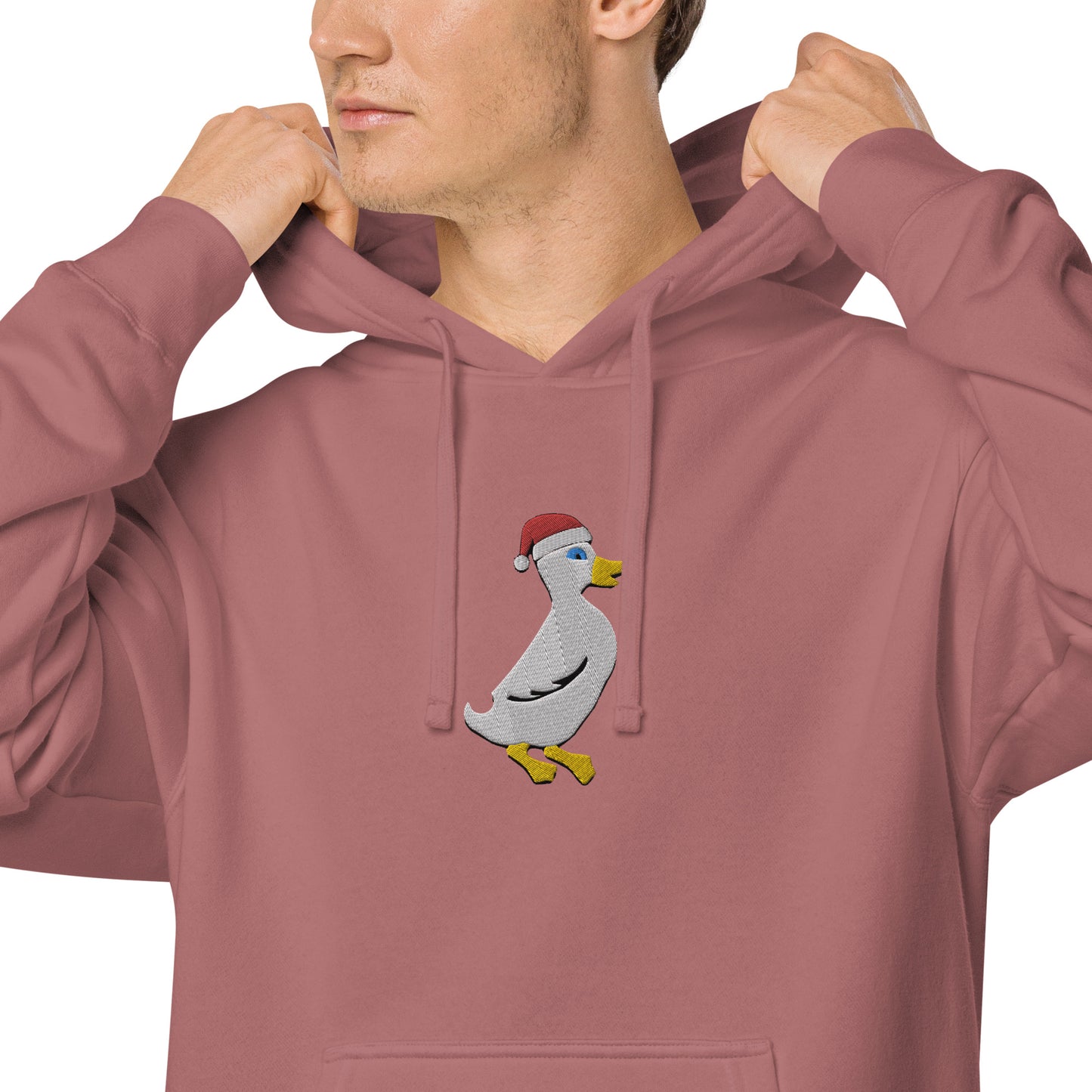 Santa Duck Weathered Hoodie