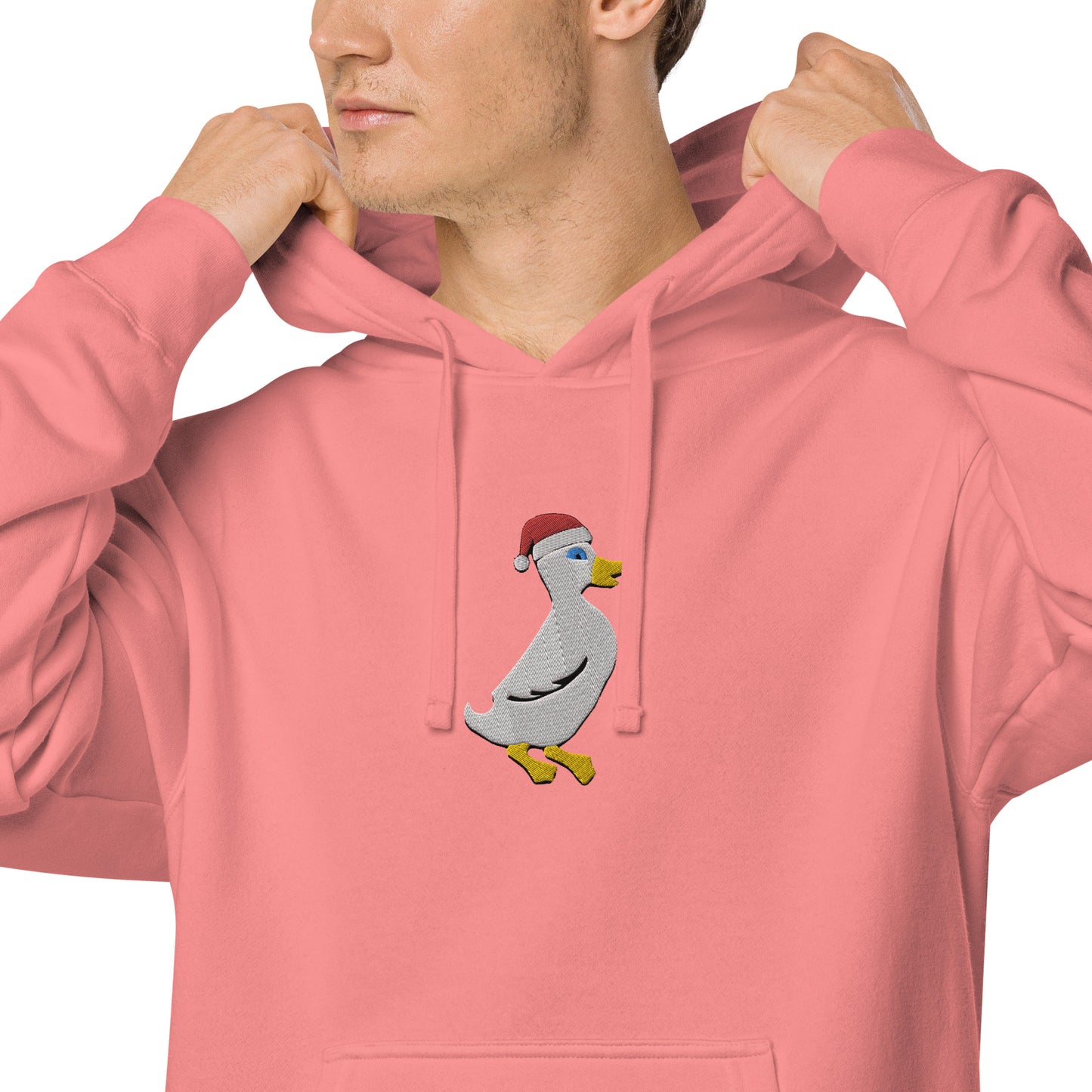 Santa Duck Weathered Hoodie