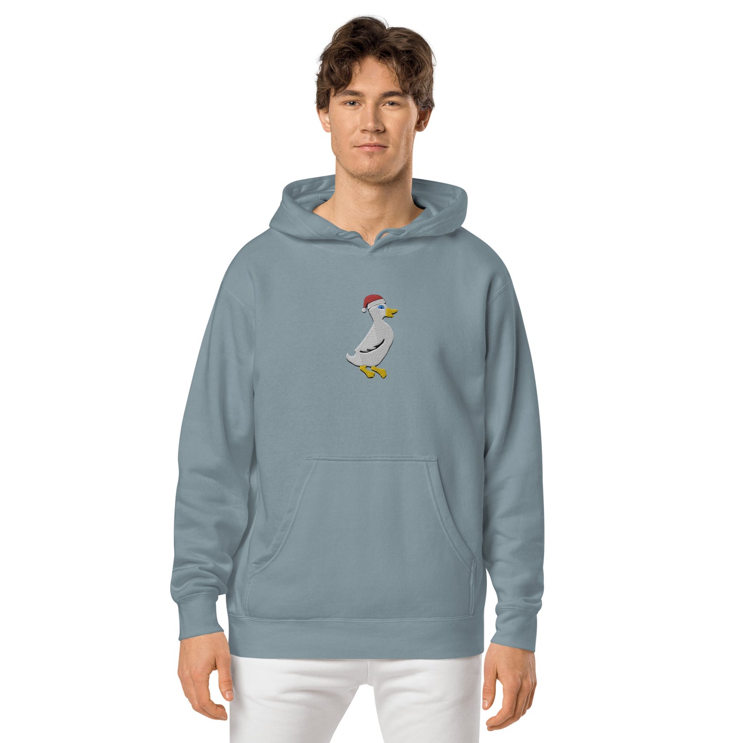 Santa Duck Weathered Hoodie