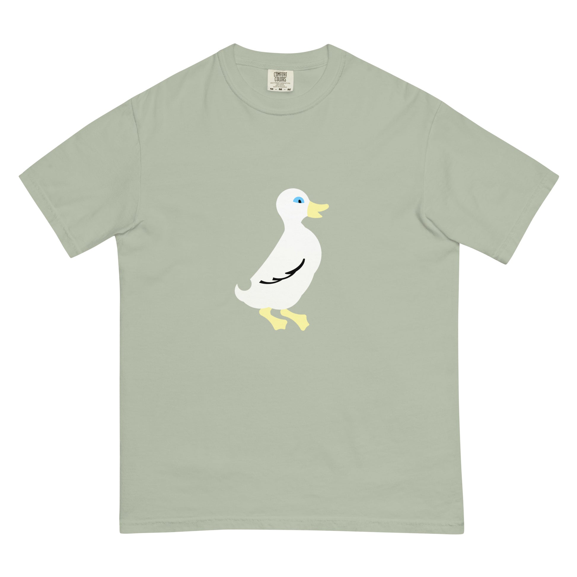 Duck Flag Pigment Tee — Bay (front)