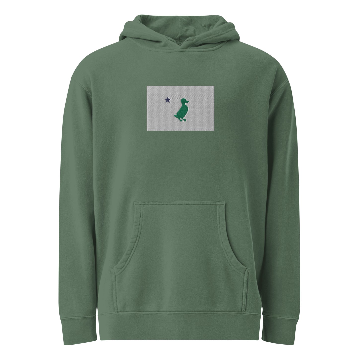 Unisex pigment-dyed hoodie