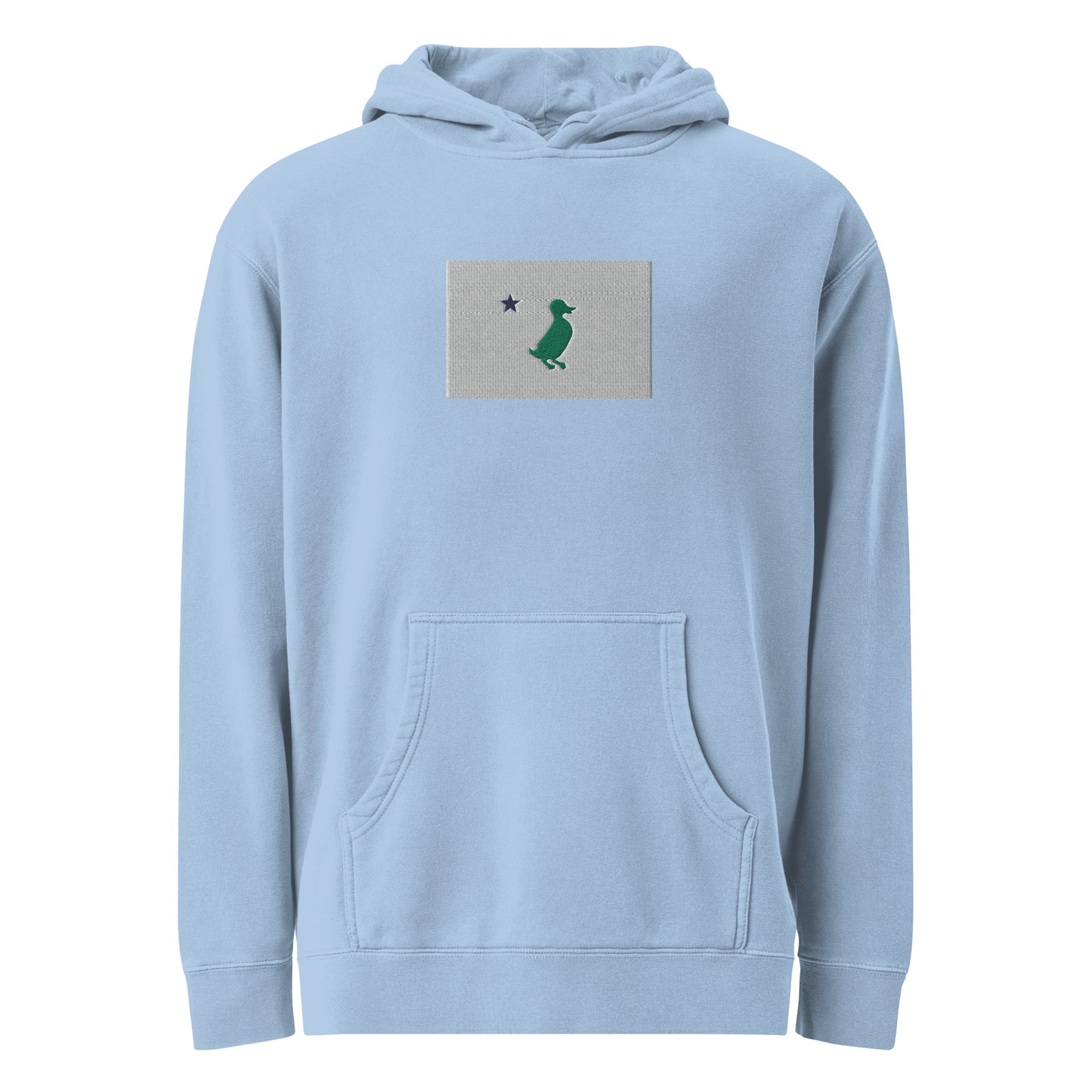 Unisex pigment-dyed hoodie