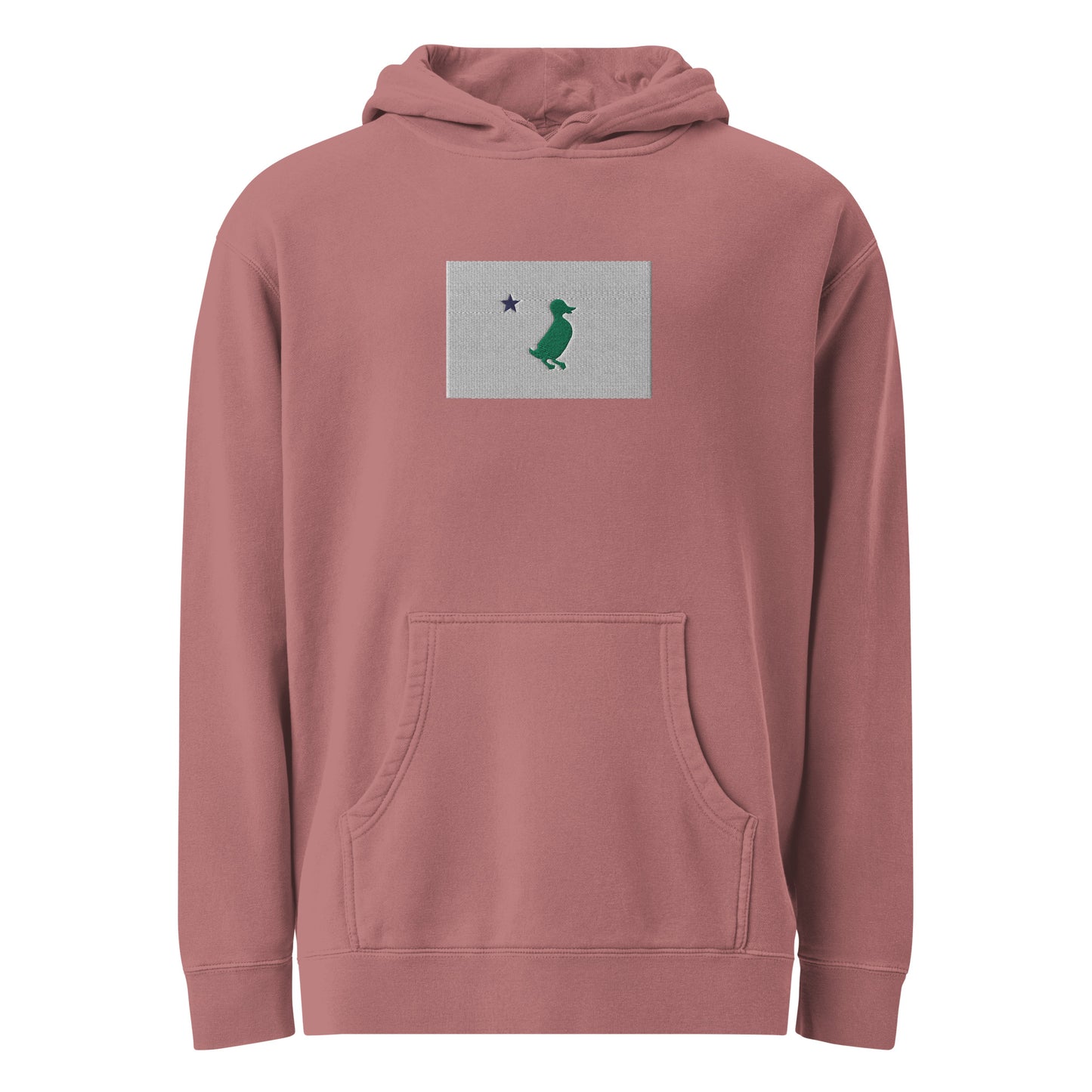 Unisex pigment-dyed hoodie