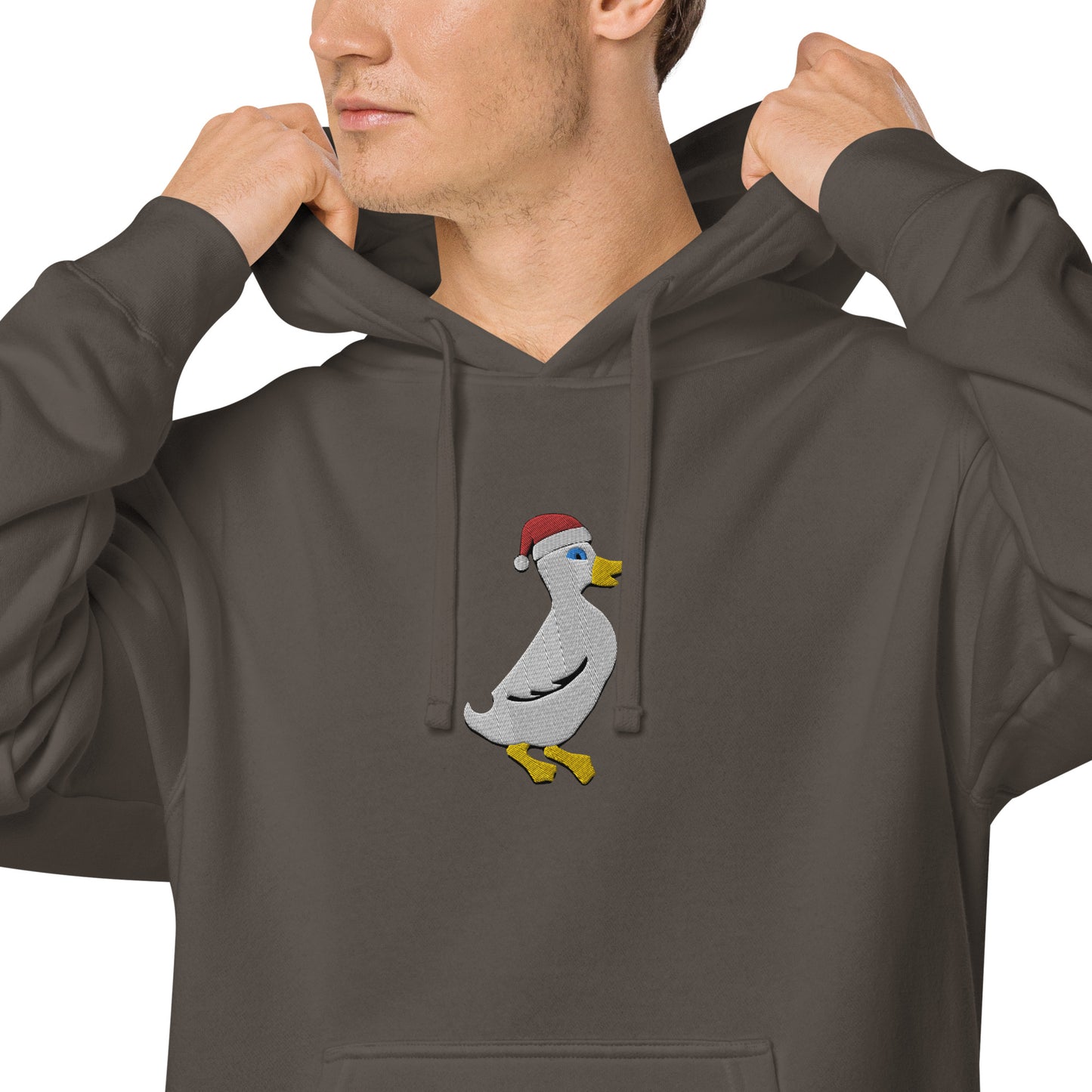 Santa Duck Weathered Hoodie