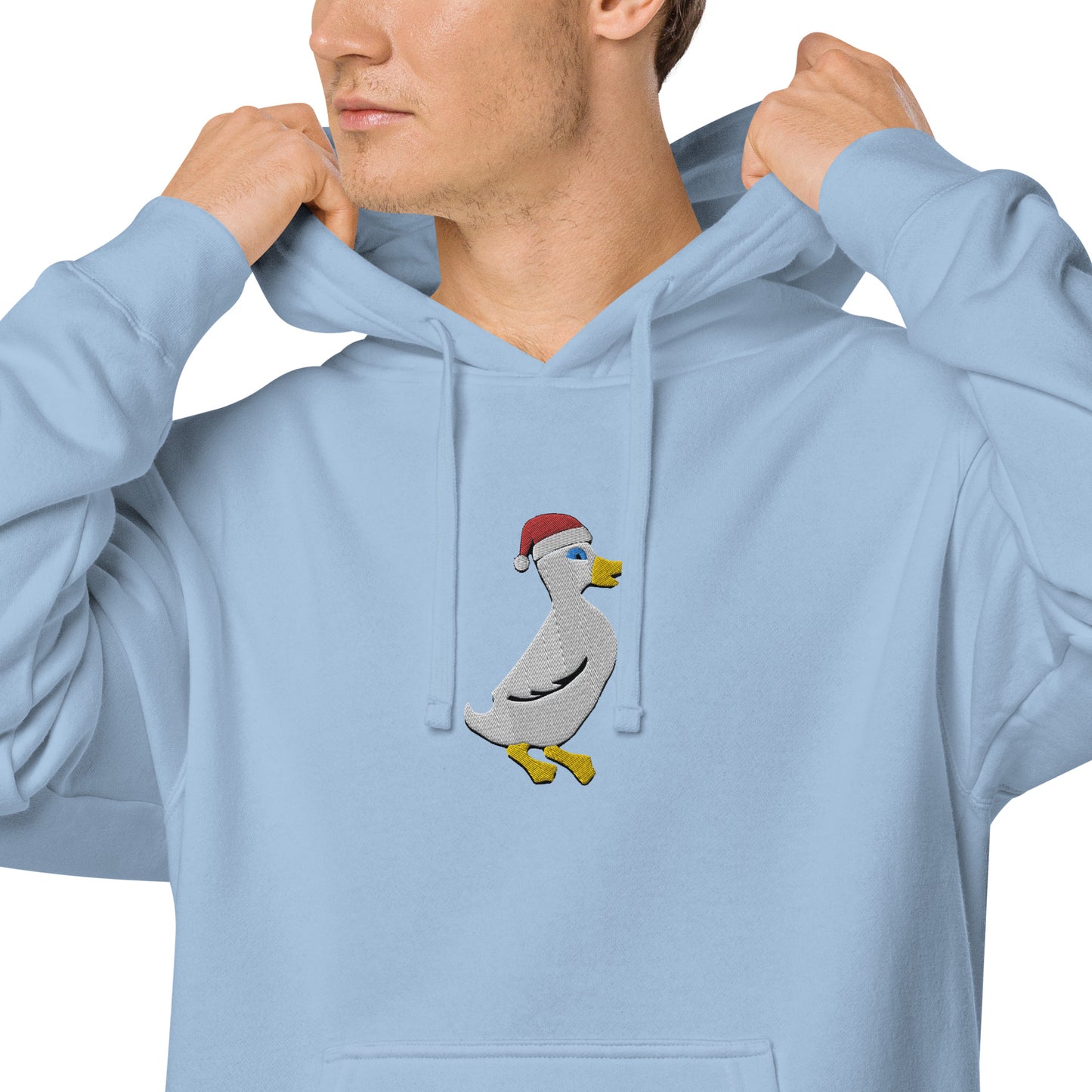 Santa Duck Weathered Hoodie